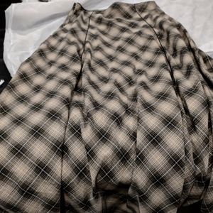 Free People North West Plaid Maxi Skirt